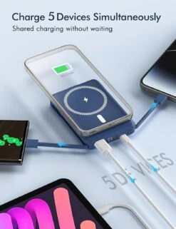 Batterie Externe Charge Rapide Sans Fil 11 Batterie Externe Charge Rapide Sans Fil -Monde Electronique Batterie Externe Charge Rapide Sans Fil 5 appareils