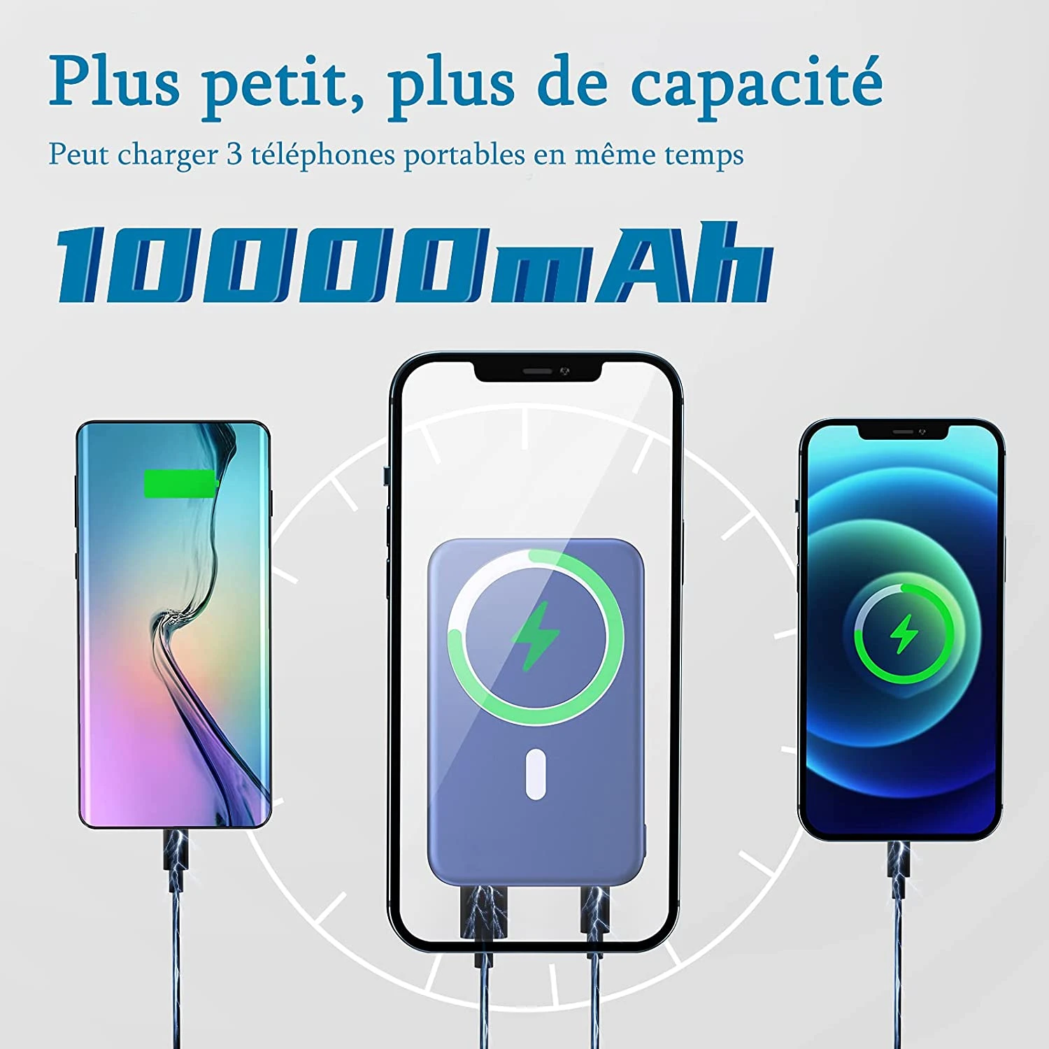 Batterie Externe DEKSMO 10000mAh 4 Batterie Externe DEKSMO 10000mAh – Image 2