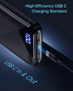 Batterie Externe EAFU 10000 MAh -Monde Electronique Batterie Externe EAFU 10000mAh Type C entree et sortie