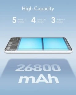 Batterie Externe Fine Et Puissante -Monde Electronique Batterie Externe Fine Et Puissante haute capacite
