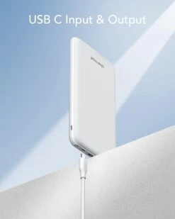 Batterie Externe Fine Et Puissante -Monde Electronique Batterie Externe Fine Et Puissante usb c