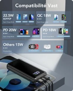 Batterie Externe Grande Autonomie -Monde Electronique Batterie Externe Grande Autonomie compatibilite