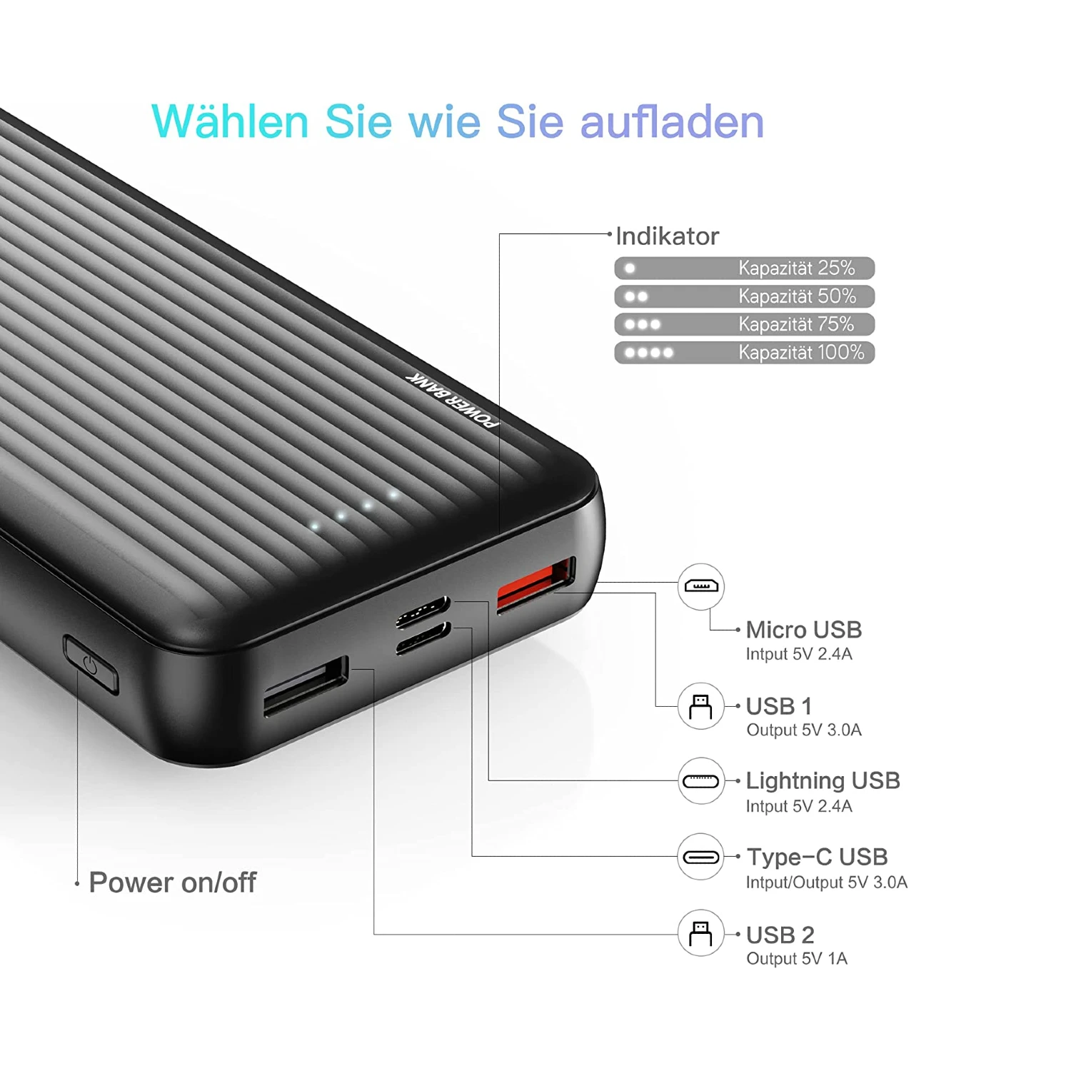Batterie Externe Grande Capacité 4 Batterie Externe Grande Capacité – Image 2