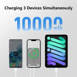 Batterie Externe Induction Qi -Monde Electronique Batterie Externe Induction Qi 10000mah