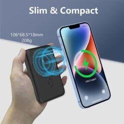 Batterie Externe Induction Qi -Monde Electronique Batterie Externe Induction Qi sans fil