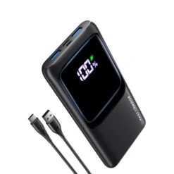 Batterie Externe Puissante Et Légère -Monde Electronique Batterie Externe Legere iPhone cable inclus