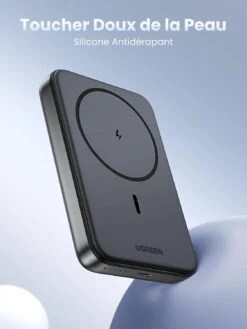 Batterie Externe MagSafe 10000mAh -Monde Electronique Batterie Externe MagSafe 10000mAh ergonomique