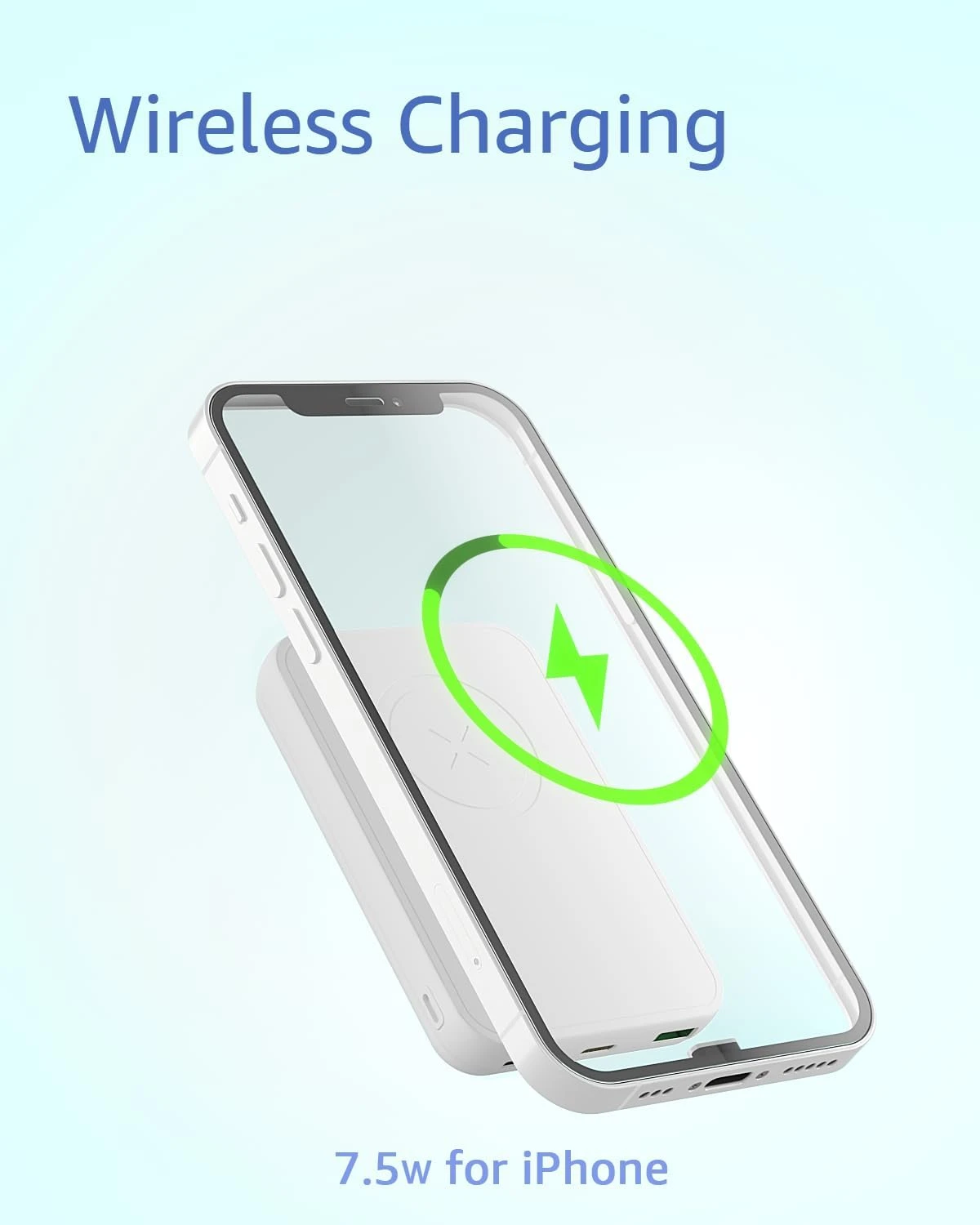 Batterie Externe Magnétique Sans Fil Portable 4 Batterie Externe Magnétique Sans Fil Portable – Image 2