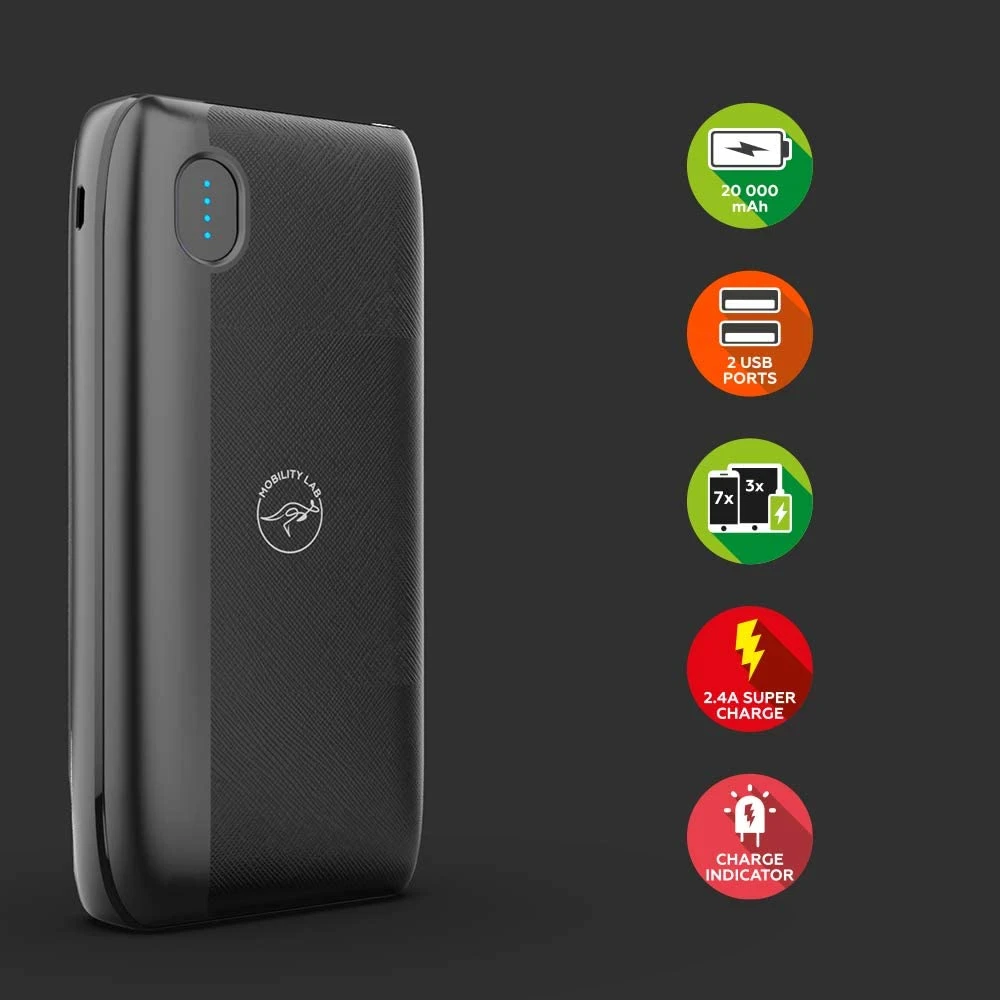 Batterie Externe Mobility Lab 20000 MAh 5 Batterie Externe Mobility Lab 20000 MAh – Image 3