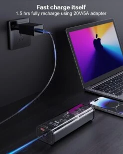 Batterie Externe Ordinateur Portable 100W -Monde Electronique Batterie Externe Ordinateur Portable 100W sortie