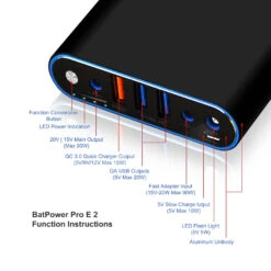 Batterie Externe 120 Watts Ordinateur 10 Batterie Externe 120 Watts Ordinateur -Monde Electronique Batterie Externe Ordinateur Portable 120W ports usb