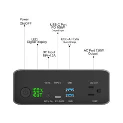 Batterie Portable Laptop 80000 MAh 15 Batterie Portable Laptop 80000 MAh -Monde Electronique Batterie Externe Ordinateur Portable 80000Mah ports usb