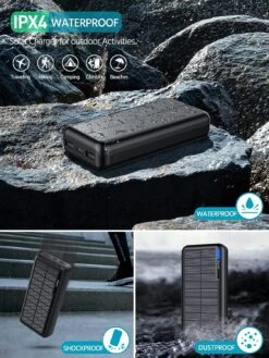 Batterie Externe Outdoor -Monde Electronique Batterie Externe Outdoor charge solaire
