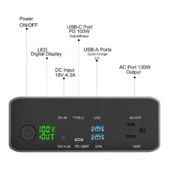 Batterie Externe PC Portable 80000mAh -Monde Electronique Batterie Externe Pc Portable La Plus Puissante ports usb