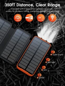 Batterie Externe Photovoltaïque -Monde Electronique Batterie Externe Photovoltaique solaire