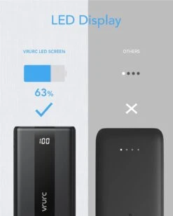 Batterie Externe Légère Et Portable 20W -Monde Electronique Batterie Externe Pour Apple led display