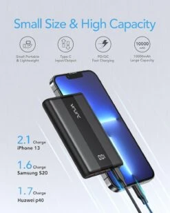 Batterie Externe Légère Et Portable 20W -Monde Electronique Batterie Externe Pour Apple petite taille