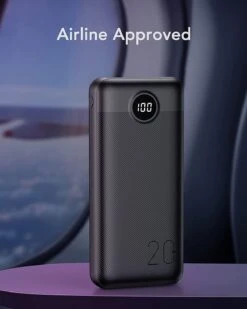 Batterie Externe Qecvec 20000 MAh -Monde Electronique Batterie Externe Qecvec 20000mAh avion accepte