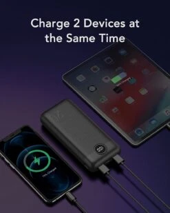 Batterie Externe Qecvec 20000 MAh -Monde Electronique Batterie Externe Qecvec 20000mAh charge 2 appareils en meme temps
