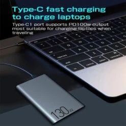 Batterie Externe SLuB 20000 MAh -Monde Electronique Batterie Externe SLuB 20000mAh Type C ordinateur portable