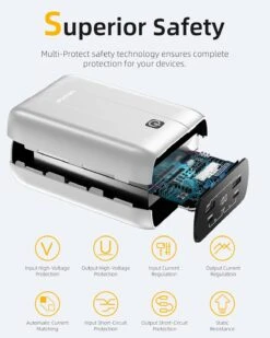 Batterie Externe Puissante Et Portable -Monde Electronique Batterie Externe Securite