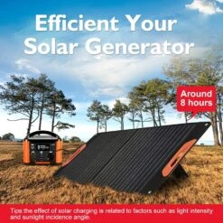 Batterie Externe Avec Panneau Solaire 108000mAh -Monde Electronique Batterie Externe Solaire 100000mAh efficient