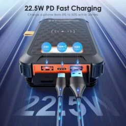 Batterie Externe Solaire Puissante -Monde Electronique Batterie Externe Solaire Puissante rapide