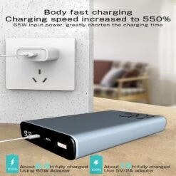 Batterie Externe Très Puissante -Monde Electronique Batterie Externe Tres Puissante ports