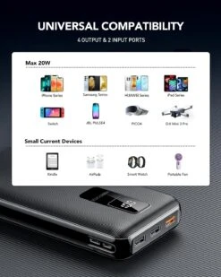 Batterie Externe USB-C Grande Capacité -Monde Electronique Batterie Externe USB C Grande Capacite compatibilite