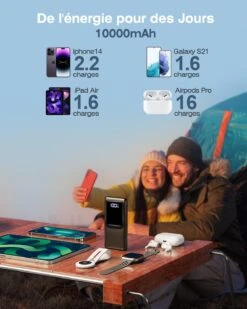 Power Bank USB-C Avec écran -Monde Electronique Batterie Externe USB C ecran compatibilite