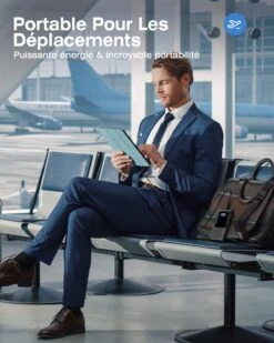 Batterie Externe Ultra Mince -Monde Electronique Batterie Externe Ultra Mince avion