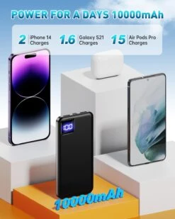 Batterie Externe Ultra Slim -Monde Electronique Batterie Externe Ultra Slim puissance pour plusieurs jours