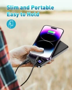 Batterie Externe Ultra Slim -Monde Electronique Batterie Externe Ultra Slim usb type c