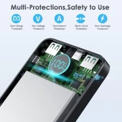 Batterie Externe Avec Port USB-C -Monde Electronique Batterie Externe avec Port USB C protection