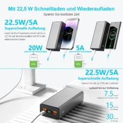 Batterie Externe En Alliage D’Aluminium 10 Batterie Externe En Alliage D’Aluminium -Monde Electronique Batterie Externe en Alliage dAluminium 225 watts