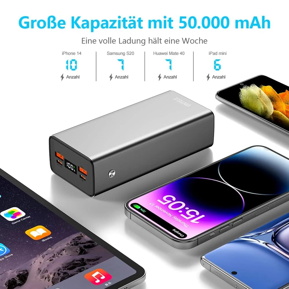 Batterie Externe En Alliage D’Aluminium 5 Batterie Externe En Alliage D’Aluminium – Image 3