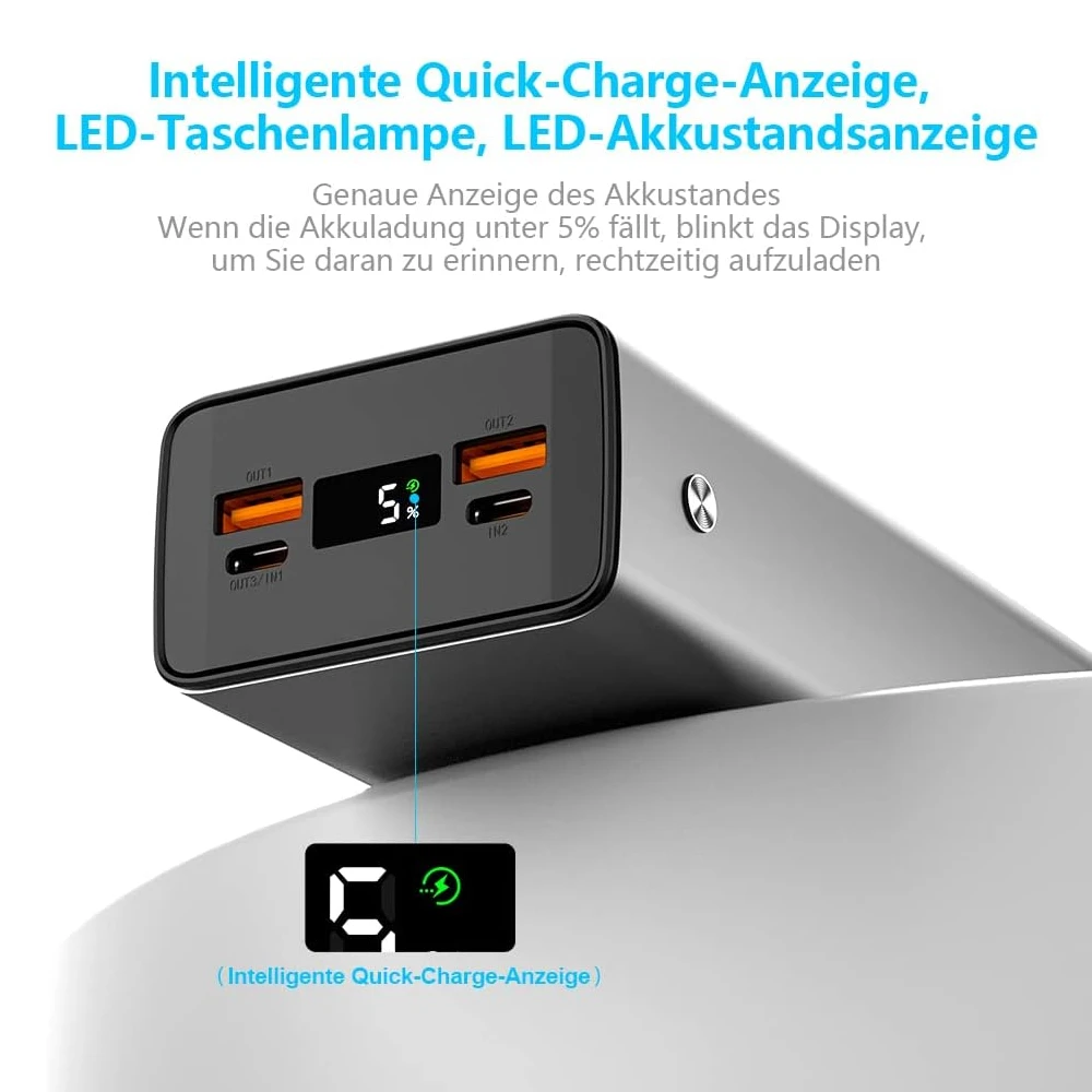 Batterie Externe En Alliage D’Aluminium 7 Batterie Externe En Alliage D’Aluminium – Image 5