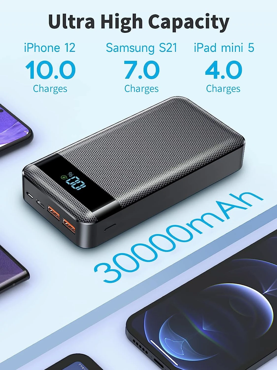 Batterie Portable Grande Capacité Pour Smartphones 5 Batterie Portable Grande Capacité Pour Smartphones – Image 3