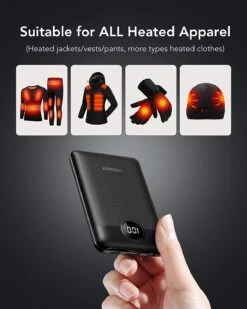 Batterie Externe Pour Veste Chauffante 13 Batterie Externe Pour Veste Chauffante -Monde Electronique Batterie Externe pour veste Chauffante manteau et bonnet