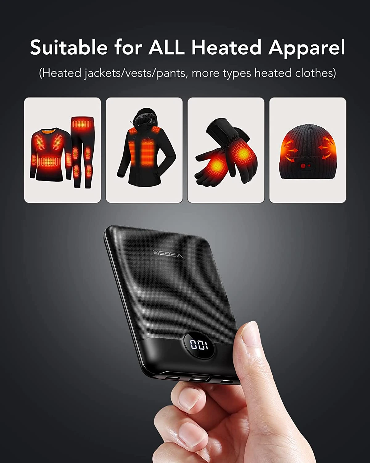 Batterie Externe Pour Veste Chauffante 6 Batterie Externe Pour Veste Chauffante – Image 4