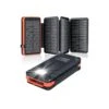 Batterie Portable Solaire 4 Panneaux Multifonction -Monde Electronique Batterie Portable Solaire 26800mAh 4 Panneaux