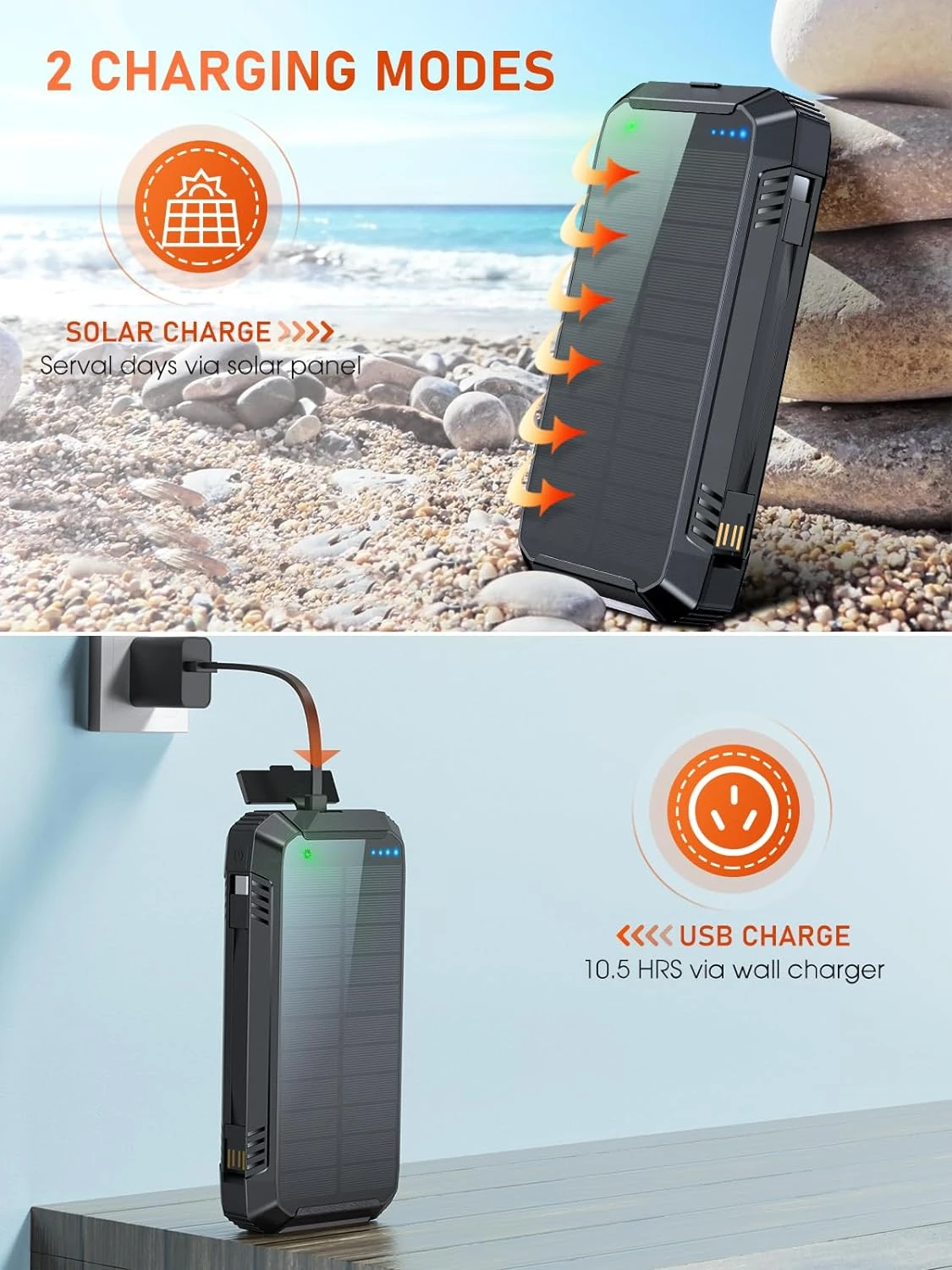 Batterie Portable Solaire 42800 MAh 6 Batterie Portable Solaire 42800 MAh – Image 4