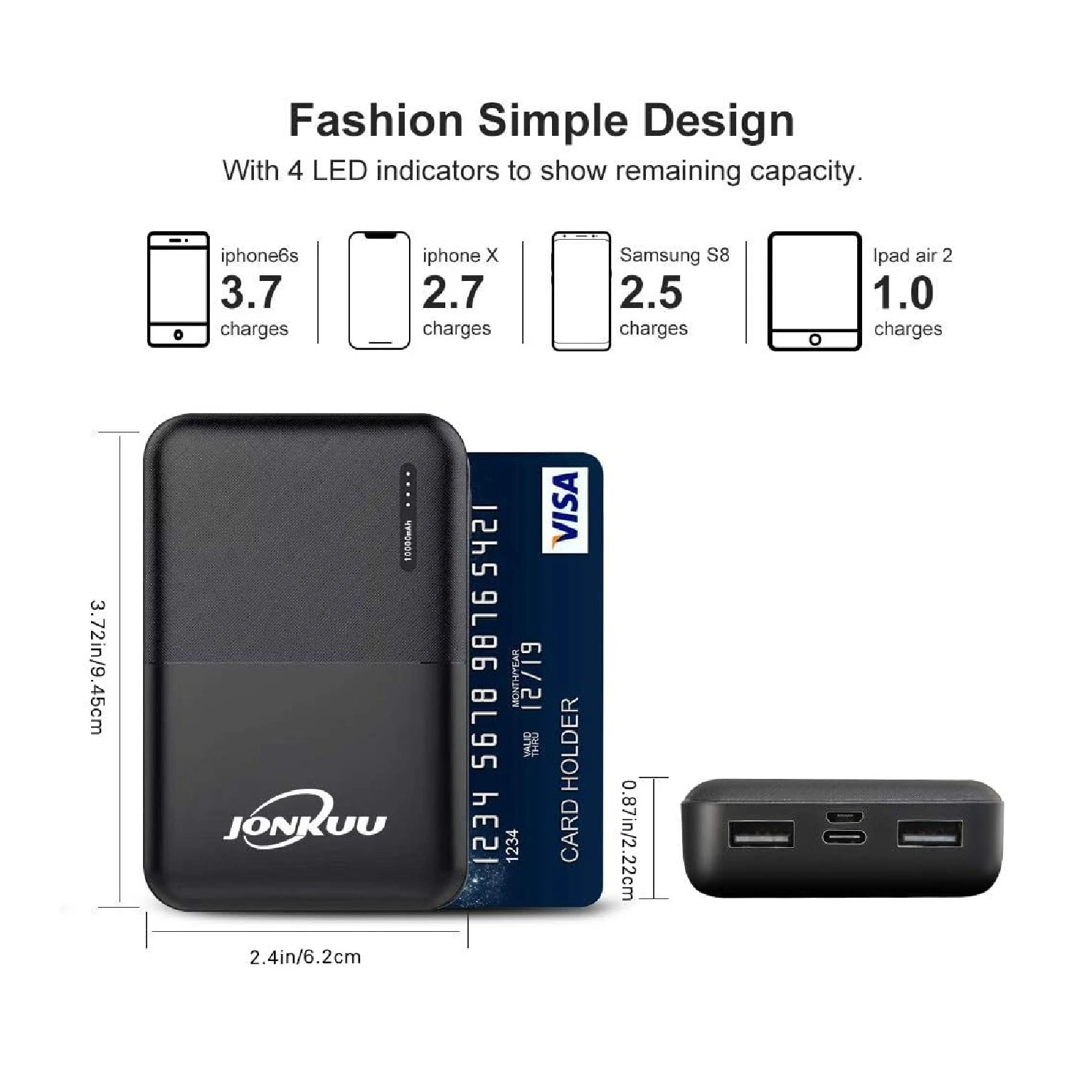 Batterie Portable Taille Petite 4 Batterie Portable Taille Petite – Image 2