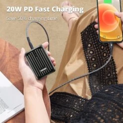 Batterie Portable USB-C PD 10000mAh 13 Batterie Portable USB-C PD 10000mAh -Monde Electronique Batterie Portable USB C PD 20W portable