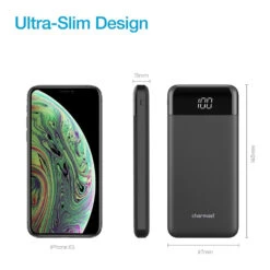 Batterie Portable USB-C Téléphone -Monde Electronique Batterie Portable USB C Telephone ultra slim