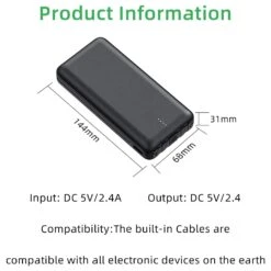 Batterie Portable Pour Smartphone -Monde Electronique Batterie Portable pour Smartphone dimensions