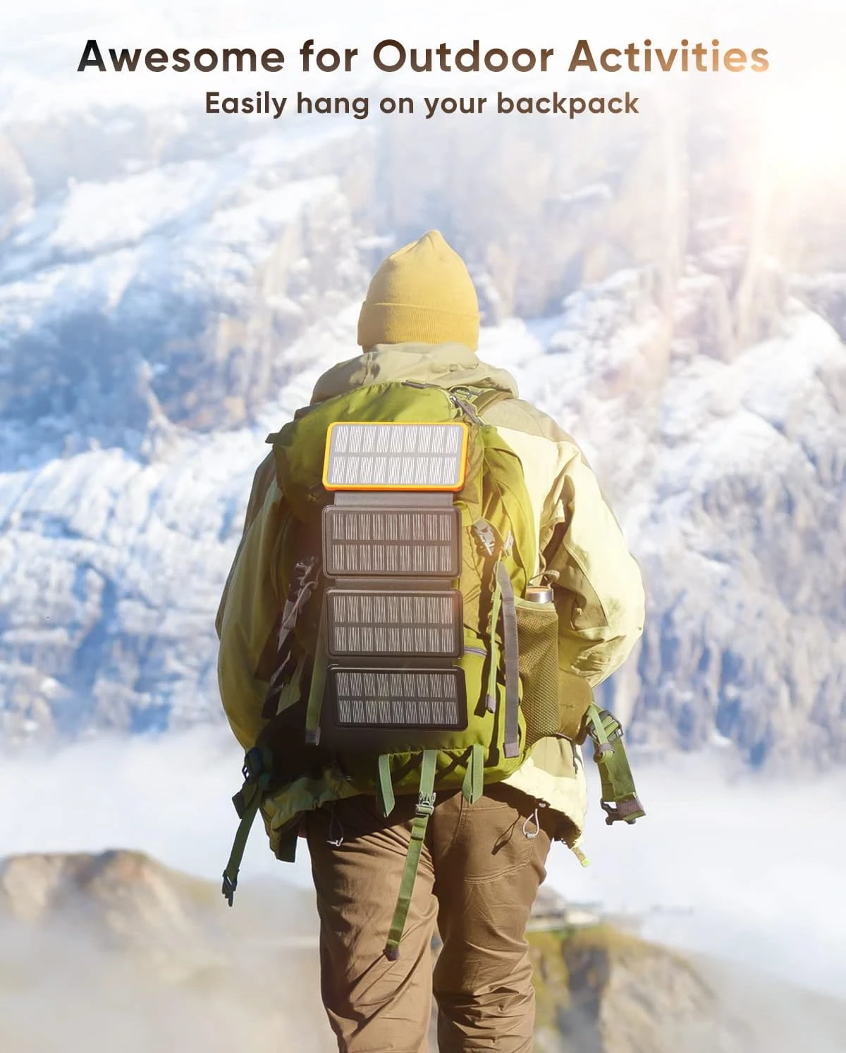 Batterie Solaire 20000mAh Charge Rapide 8 Batterie Solaire 20000mAh Charge Rapide – Image 6