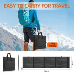 Batterie Solaire Externe De 80 000 MAh -Monde Electronique Batterie Solaire Externe de 80 000 mAh facile a deplacer