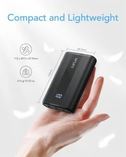 Batterie Externe 20000mAh BANNIO -Monde Electronique Batterie de secours 20000mAh Vrurc leger et compacte 1