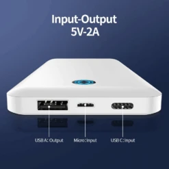 Batterie Externe 10000mAh Blanche 8 Batterie Externe 10000mAh Blanche -Monde Electronique Batterie externe 10000mAh Blanche ports USB